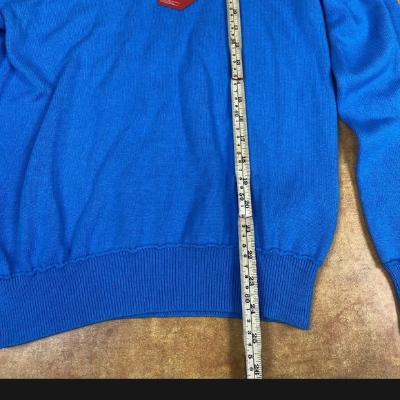 Callaway X  Golf swedish blue Sweater Comfort Performance Pullover V Neck SMALL - Picture 7 of 8